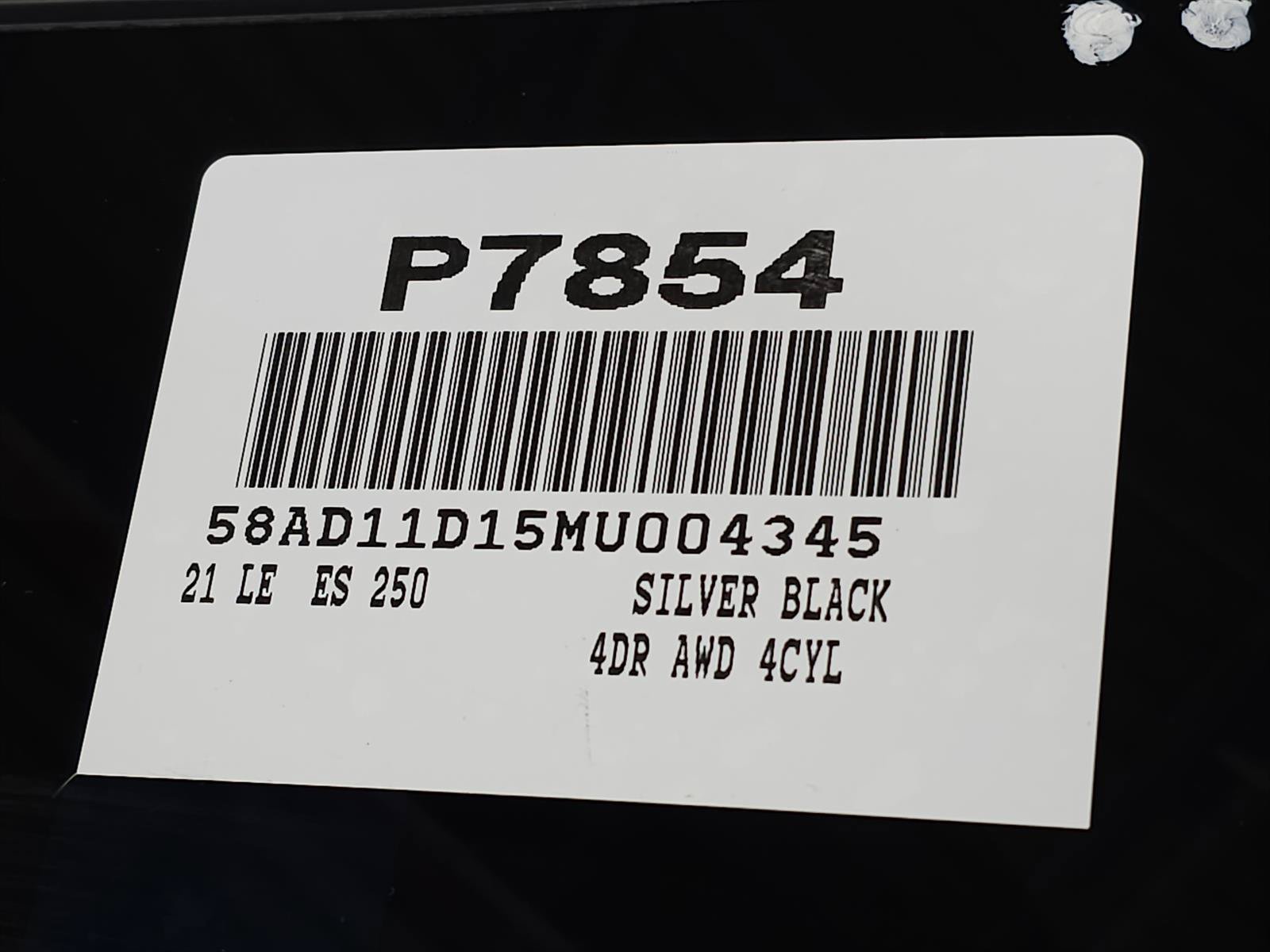 Certified 2021 Lexus ES 250 w/ Premium Package AWD/4WD image 32