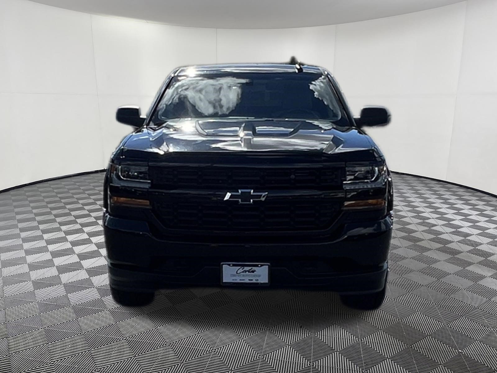Used 2018 Chevrolet Silverado 1500 Custom w/ LPO, Black Pack AWD/4WD image 2