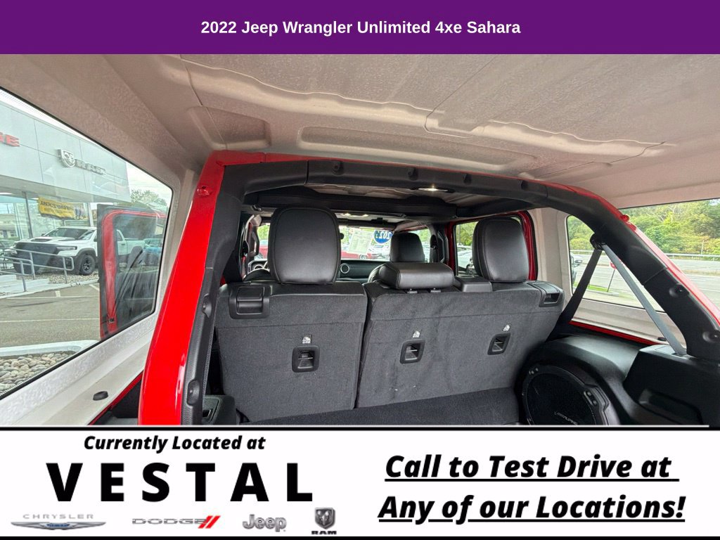Used 2022 Jeep Wrangler Unlimited Sahara AWD/4WD image 23