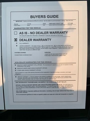 Certified 2025 MAZDA CX-50 AWD 2.5 Turbo w/ Premium Pkg image 28