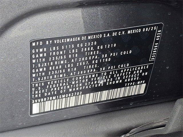 New 2025 Volkswagen Tiguan S image 19