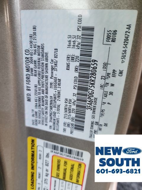 Used 2019 Ford Fusion S image 27