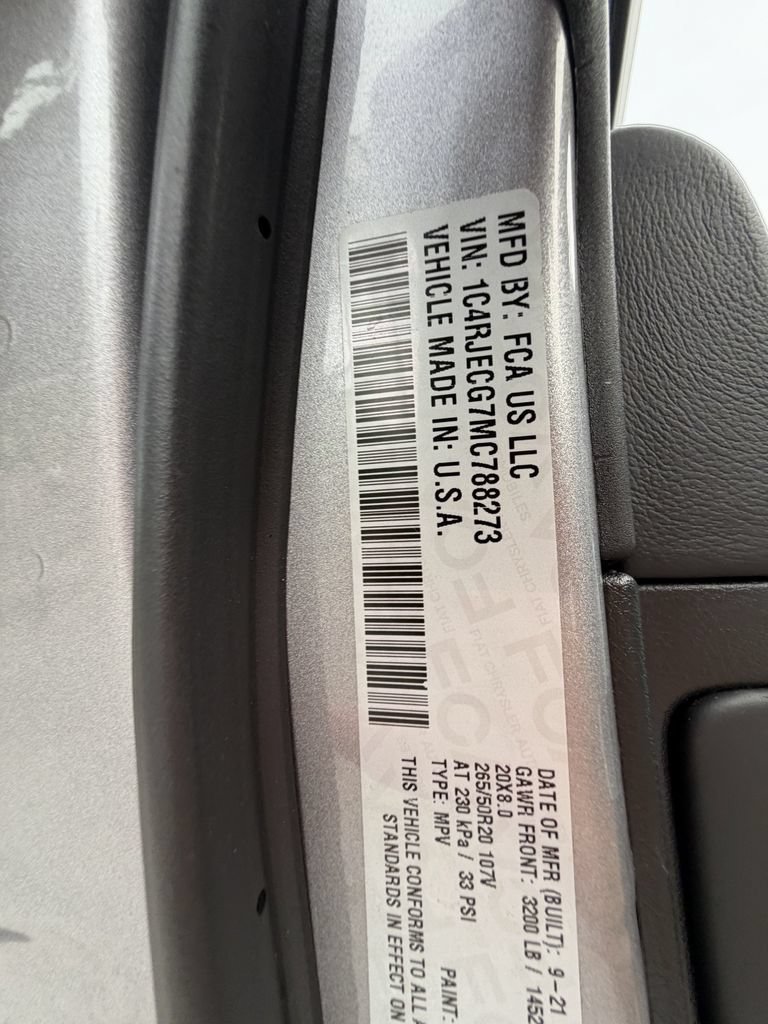 Used 2021 Jeep Grand Cherokee High Altitude RWD image 33