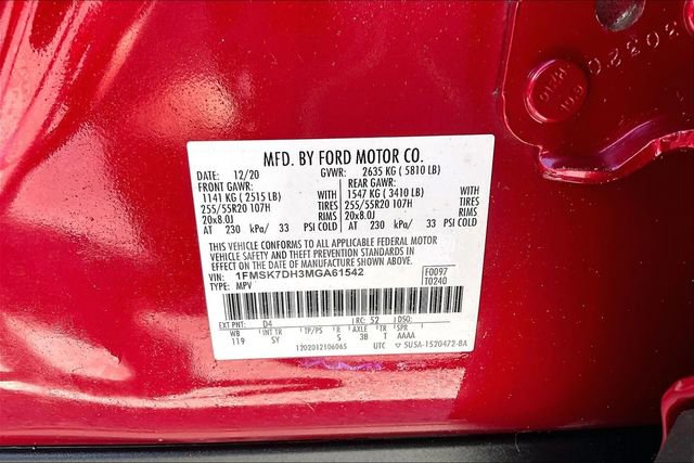 Used 2021 Ford Explorer XLT w/ Equipment Group 202A RWD image 19
