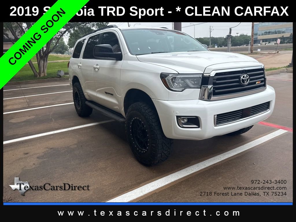 Used 2019 Toyota Sequoia TRD Sport w/ TRD Sport Premium Package AWD/4WD image 1