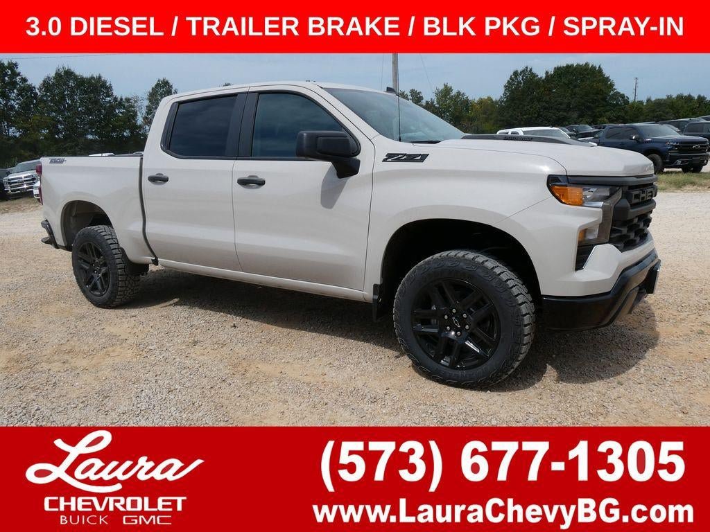 New 2026 Chevrolet Silverado 1500 Custom Trail Boss w/ Dark Appearance Package