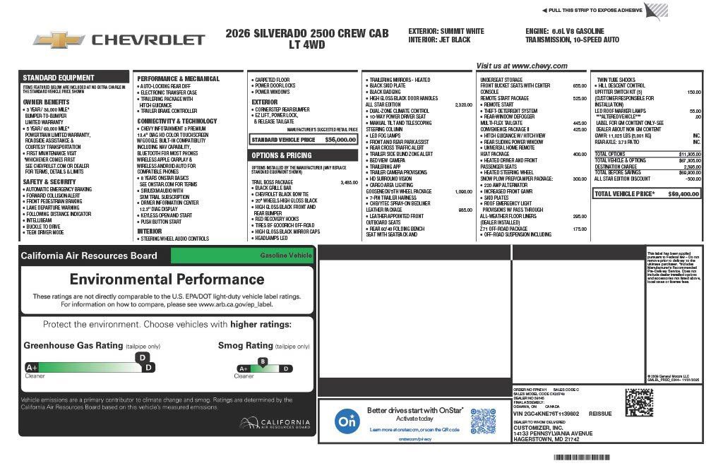 New 2026 Chevrolet Silverado 2500 LT w/ Trail Boss Package image 5