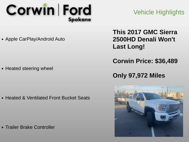 Used 2017 GMC Sierra 2500 Denali w/ Suspension Package, Off-Road image 18