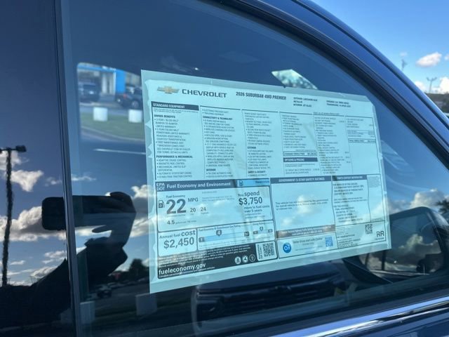 New 2026 Chevrolet Suburban Premier w/ Sun And Tow Package image 37