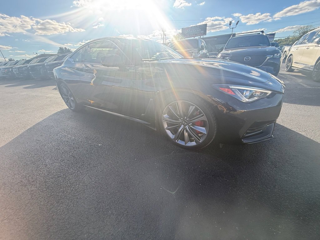 Used 2022 INFINITI Q60 Red Sport 400 w/ Carbon Fiber Package AWD/4WD image 1