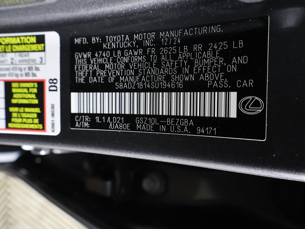 Used 2025 Lexus ES 350 w/ Premium Package image 49