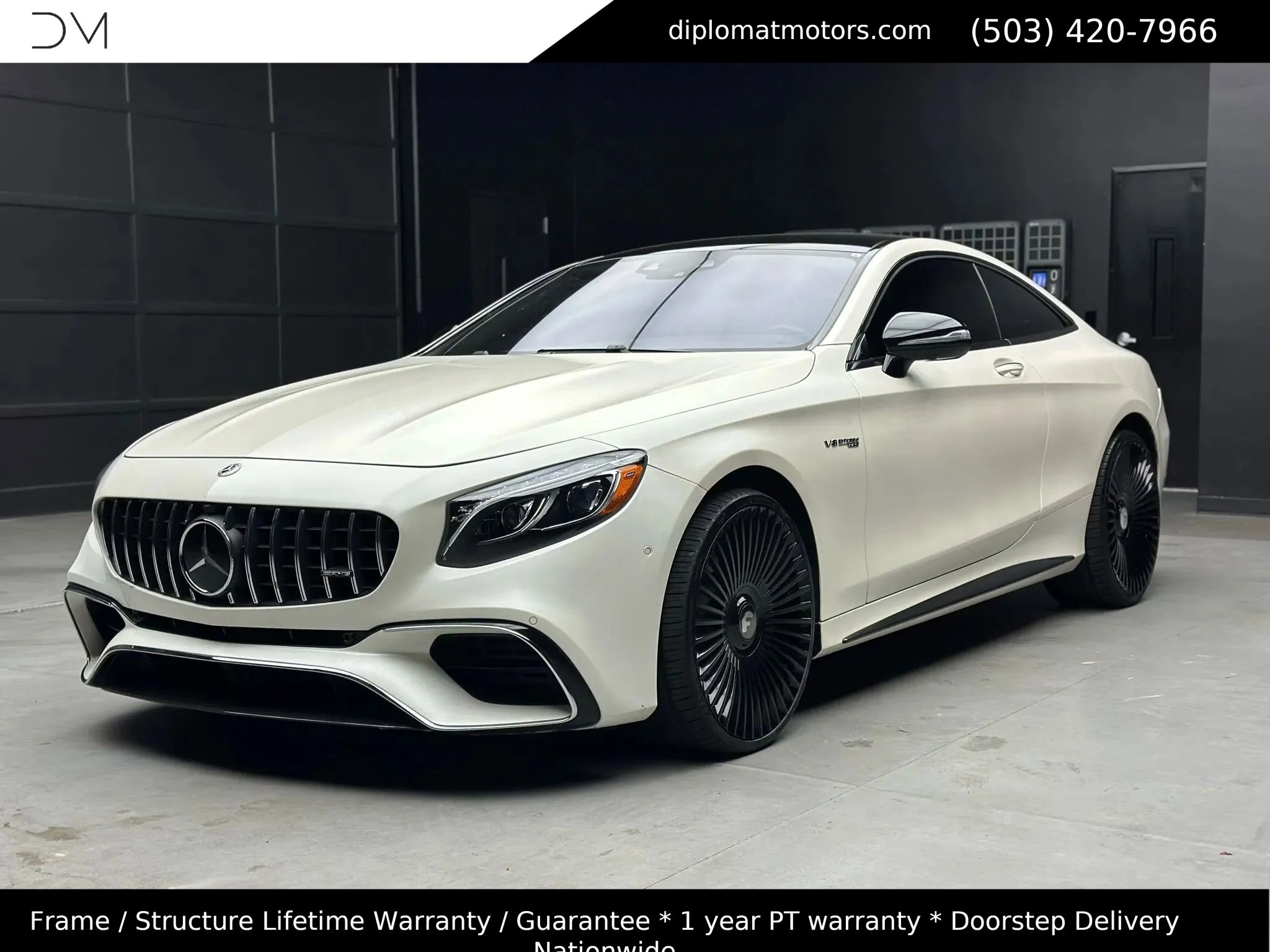 Used 2019 Mercedes-Benz S 63 AMG 4MATIC Coupe w/ Carbon Fiber Exterior Package