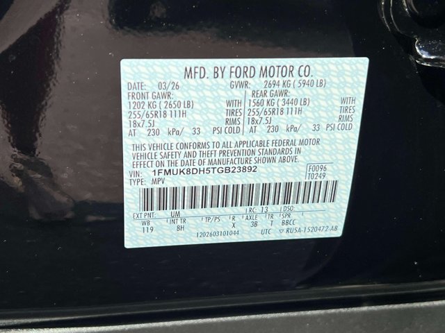 Used 2026 Ford Explorer Active AWD/4WD image 26