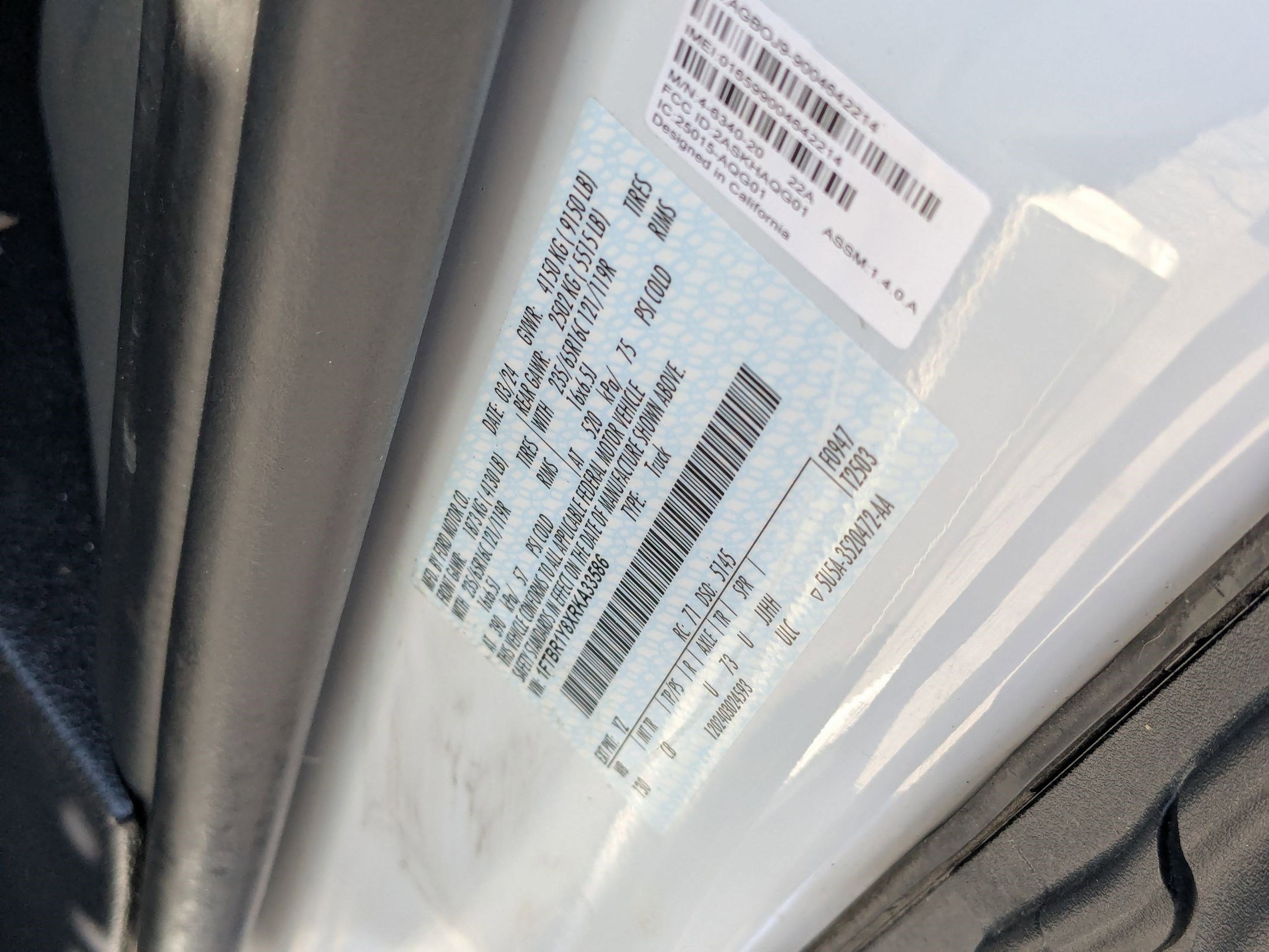 Used 2024 Ford Transit 250 Low Roof w/ Exterior Upgrade Package image 28