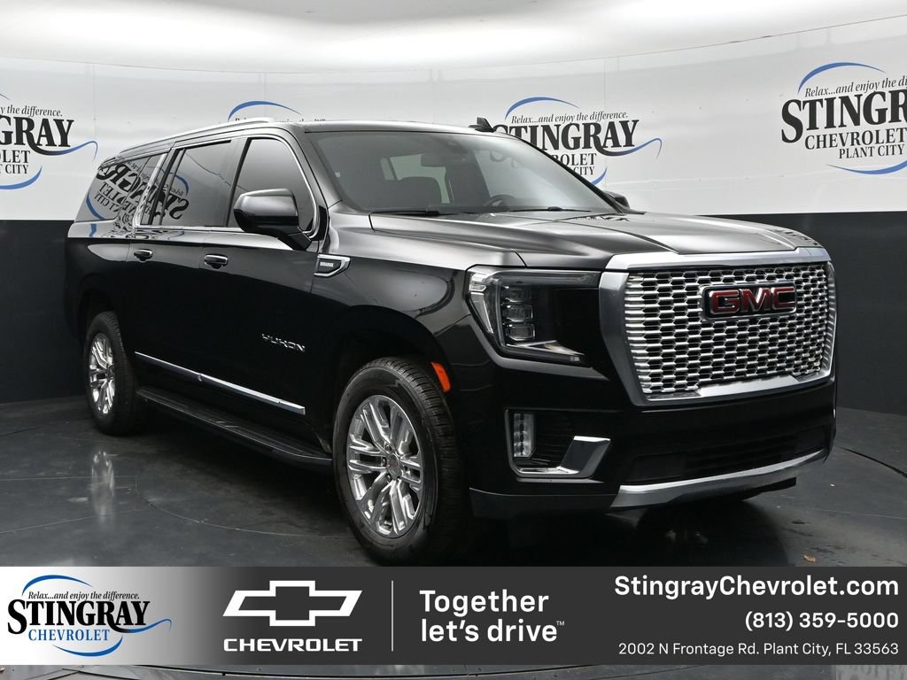 Used 2021 GMC Yukon XL SLT w/ Rear Media and Nav Package AWD/4WD 360° Tour