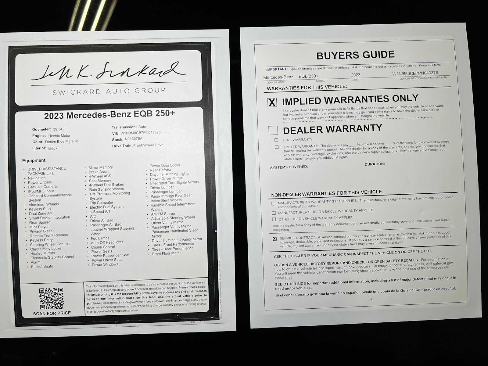 Used 2023 Mercedes-Benz EQB 250+ image 45