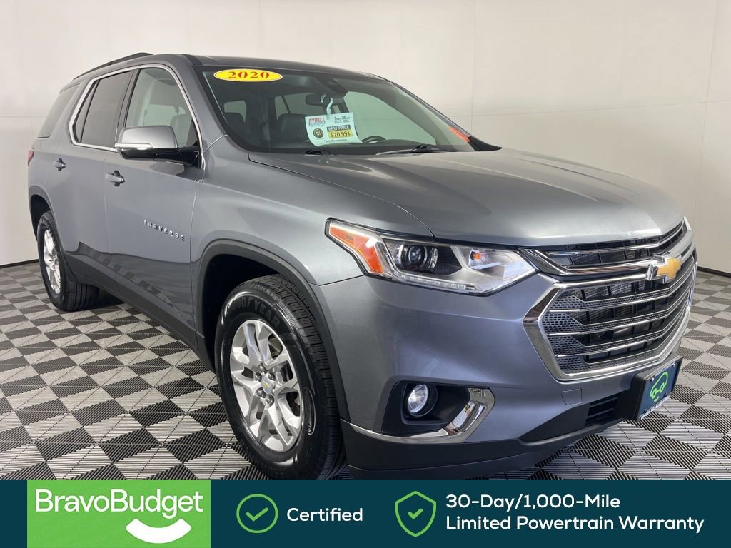 Certified 2020 Chevrolet Traverse LT w/ Driver Confidence II Package AWD/4WD image 1