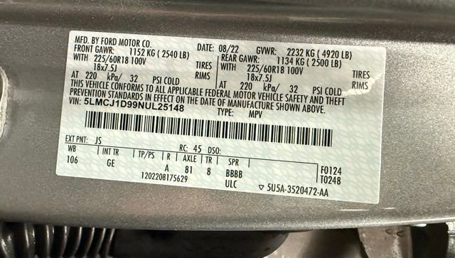 Used 2022 Lincoln Corsair AWD w/ Equipment Group 101A image 28