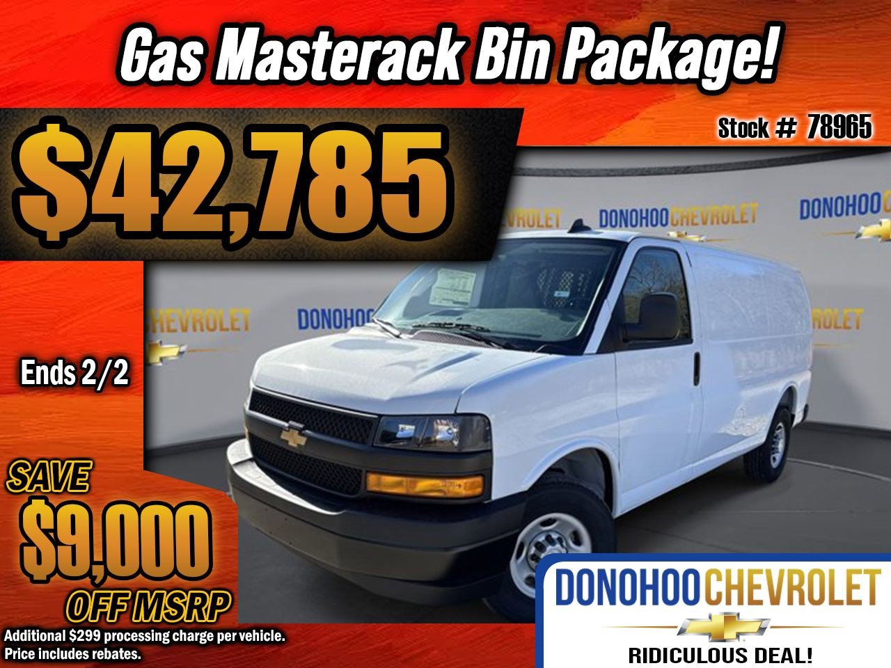 New 2025 Chevrolet Express 2500 w/ Driver Convenience Package
