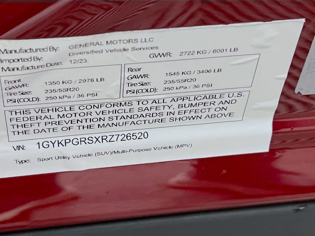 Used 2024 Cadillac XT6 Sport w/ LPO, Onyx Lite Package AWD/4WD image 34