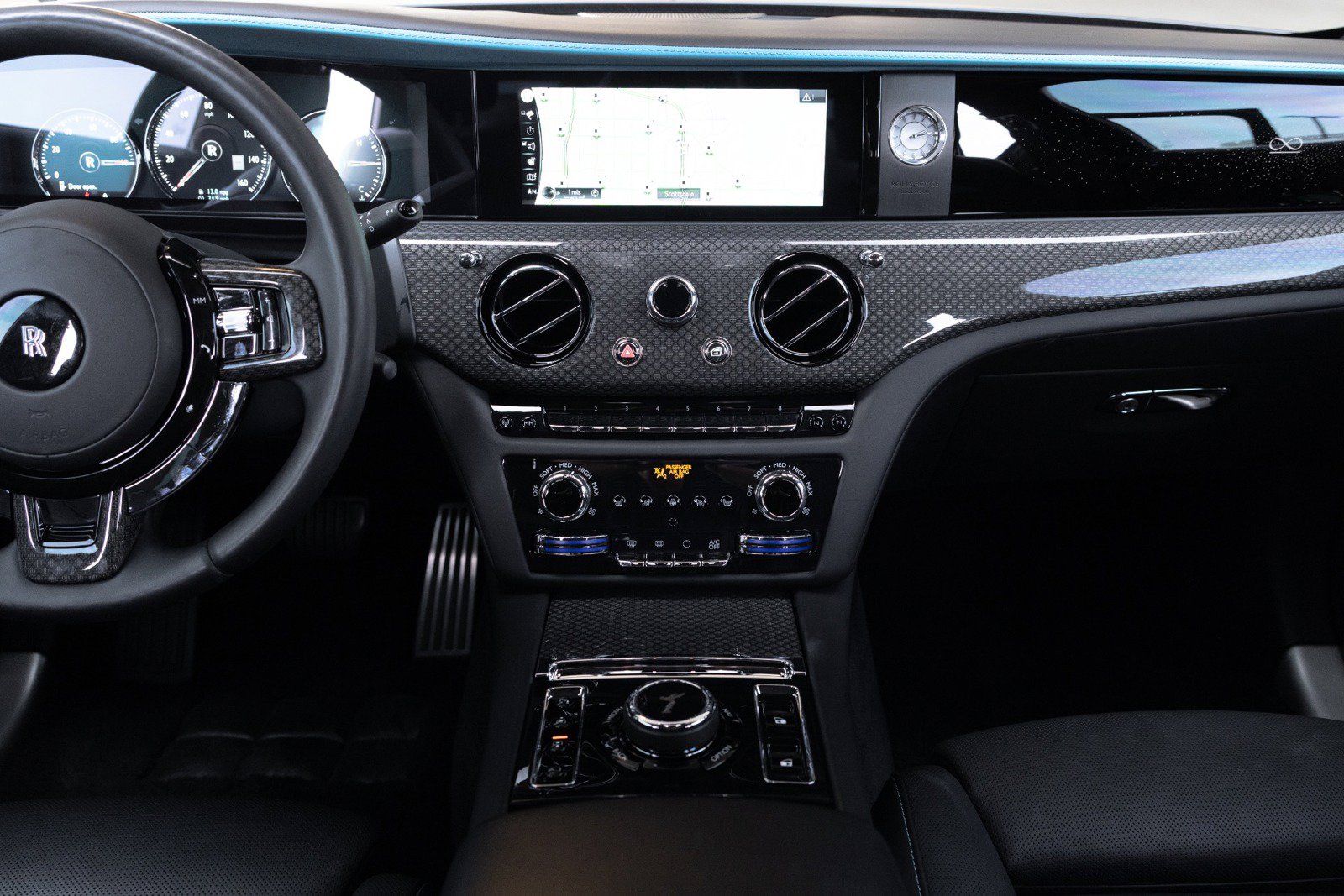 Used 2023 Rolls-Royce Ghost Black Badge w/ Black Badge Ghost Package AWD/4WD image 45