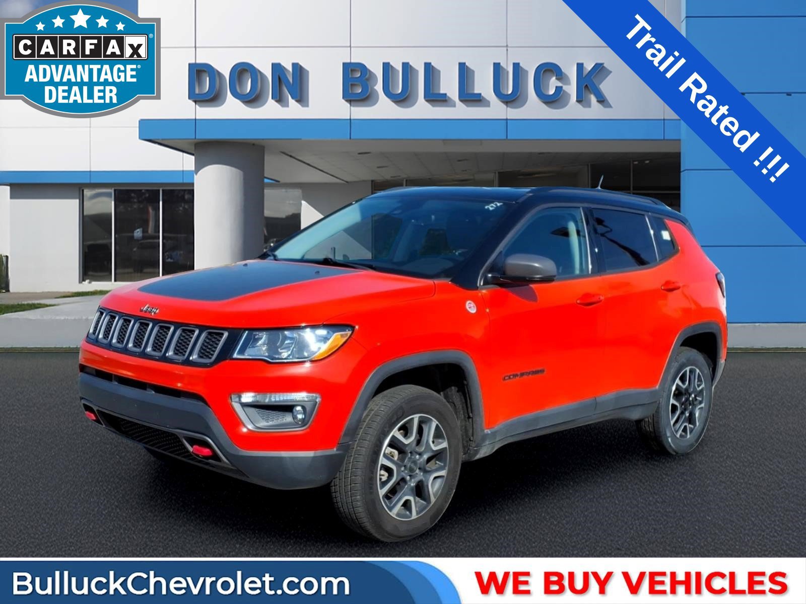 Used 2021 Jeep Compass Trailhawk AWD/4WD image 1