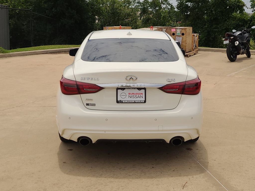 Used 2022 INFINITI Q50 Luxe w/ Cargo Package AWD/4WD image 3