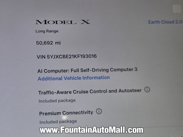 Used 2019 Tesla Model X Long Range AWD/4WD image 13
