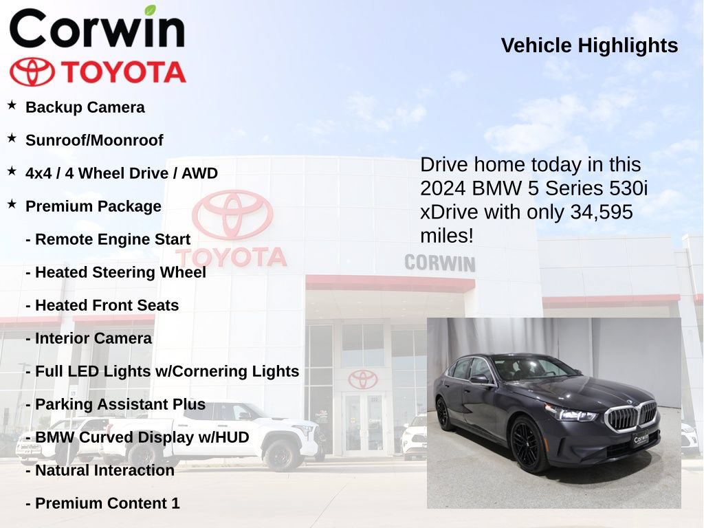 Used 2024 BMW 530i xDrive AWD/4WD image 6