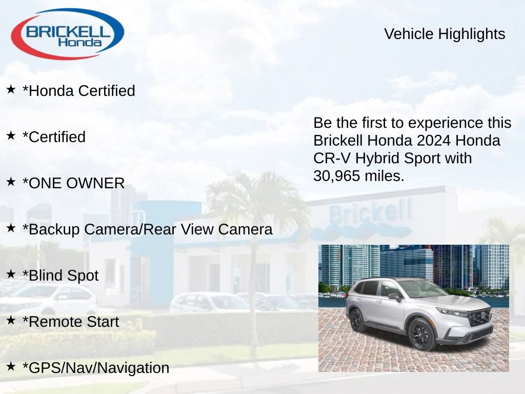 Used 2024 Honda CR-V Sport image 9