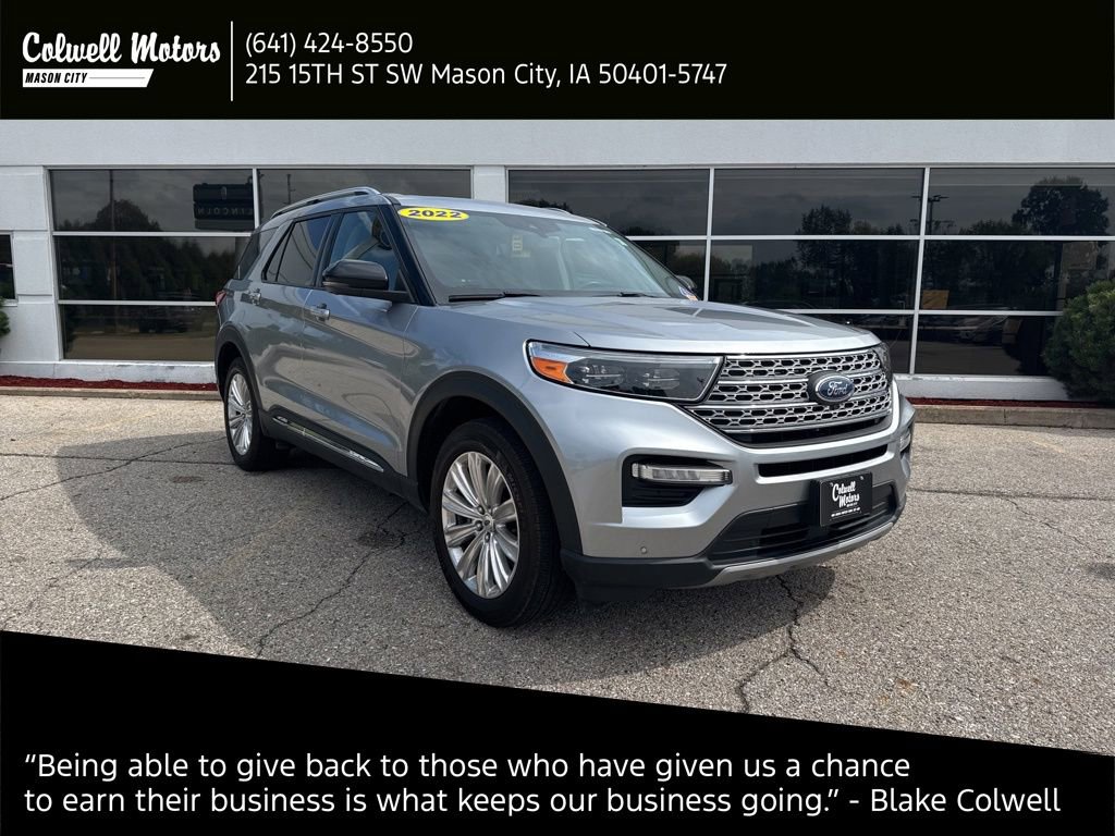 Used 2022 Ford Explorer Limited w/ Class IV Trailer Tow Package
