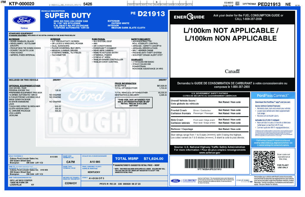 Used 2023 Ford F250 XL w/ XL Chrome Package AWD/4WD image 4