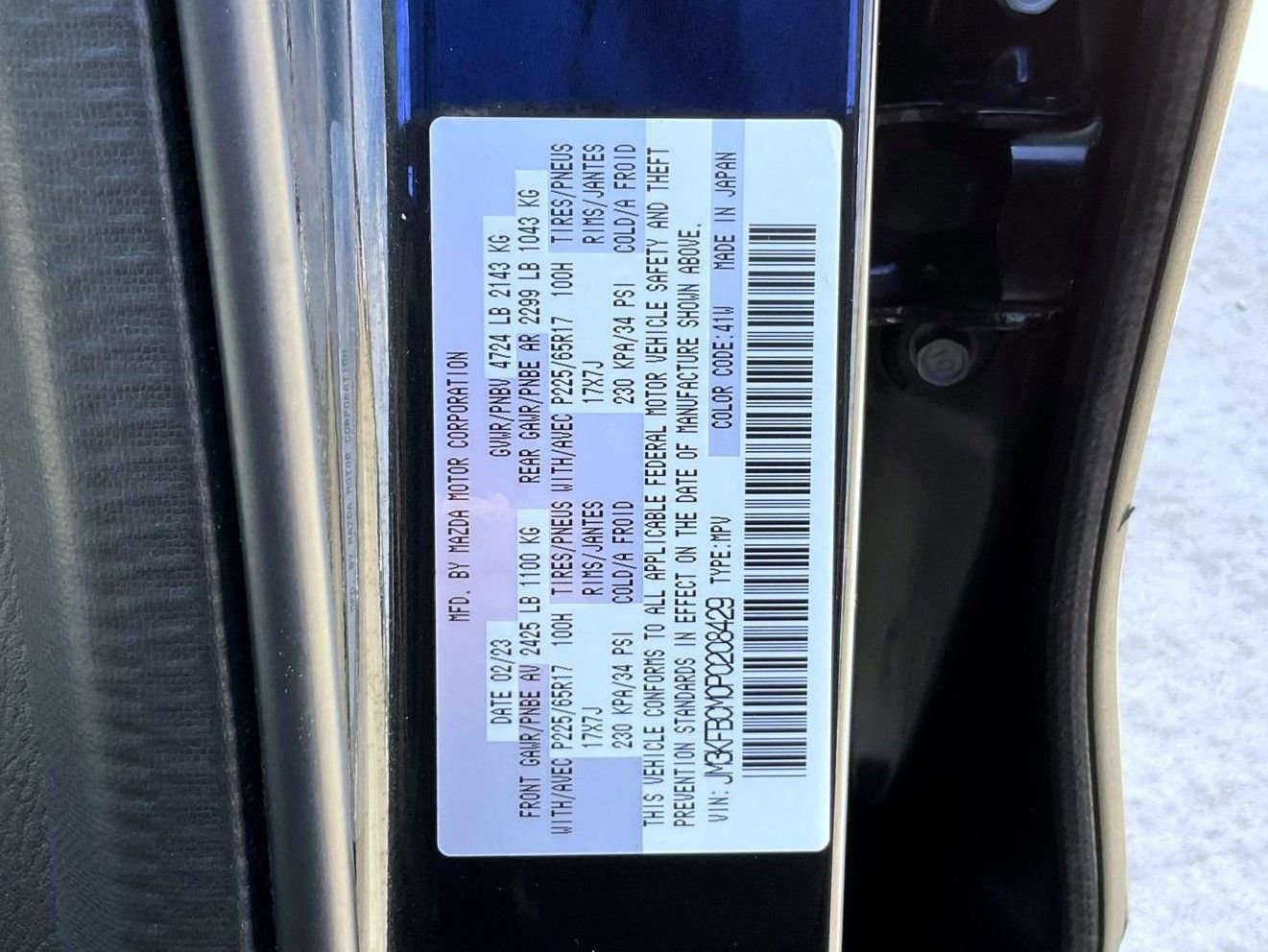 Certified 2023 MAZDA CX-5 AWD 2.5 S image 26