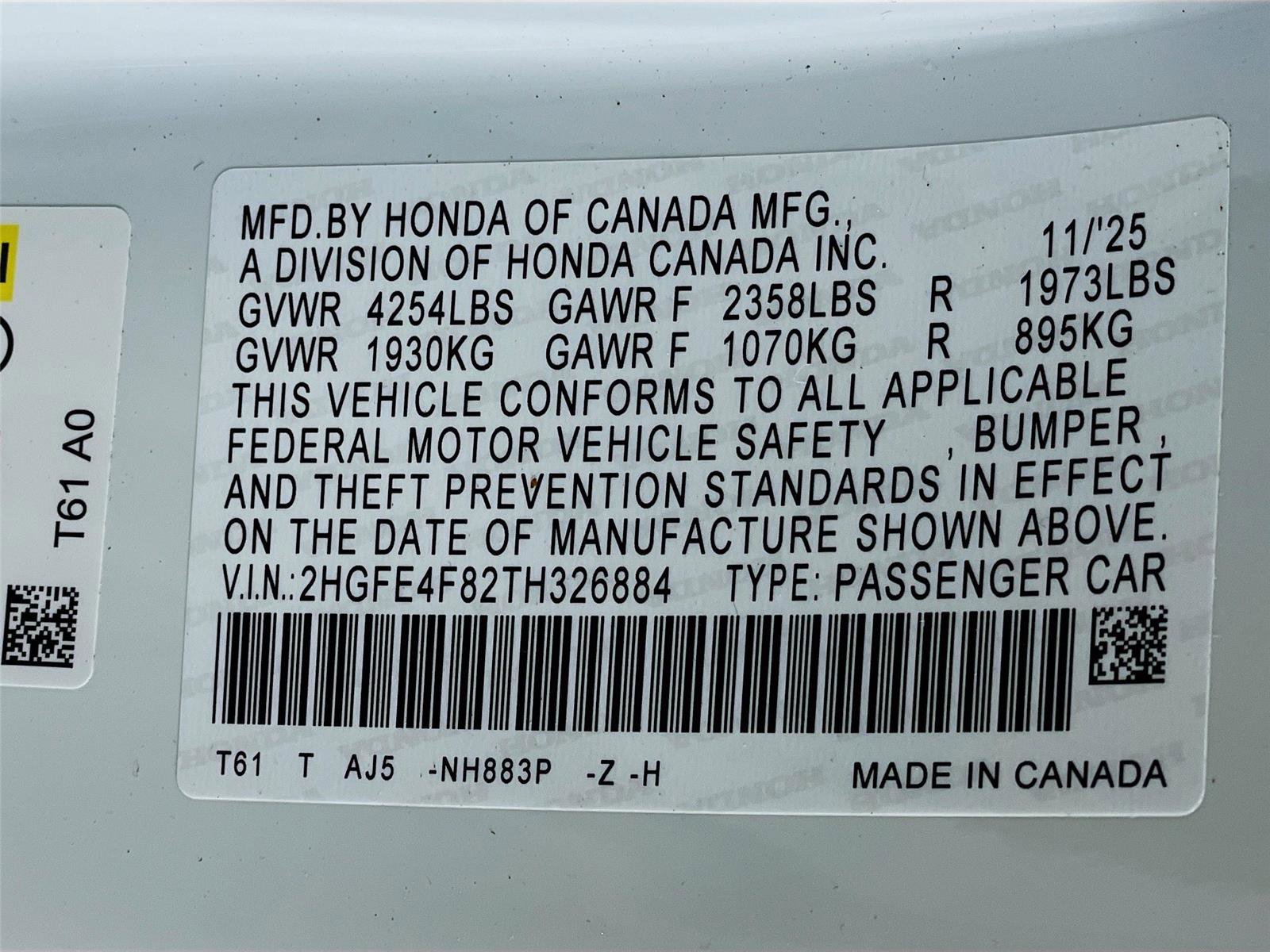 New 2026 Honda Civic FWD Hybrid Sedan image 23