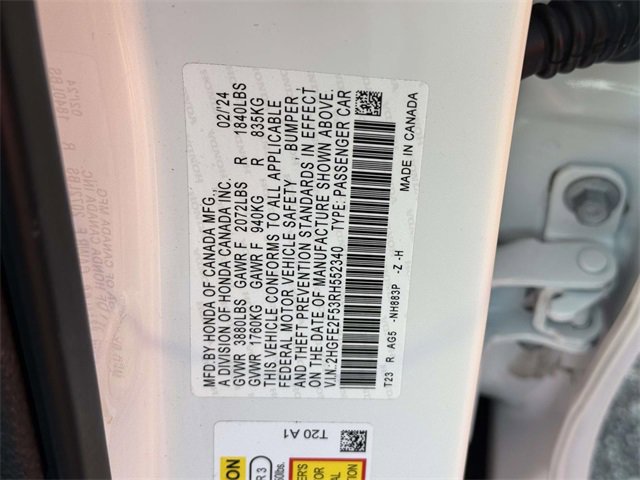 Used 2024 Honda Civic Sport image 16