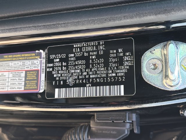 Used 2022 Kia Sorento SX FWD image 30