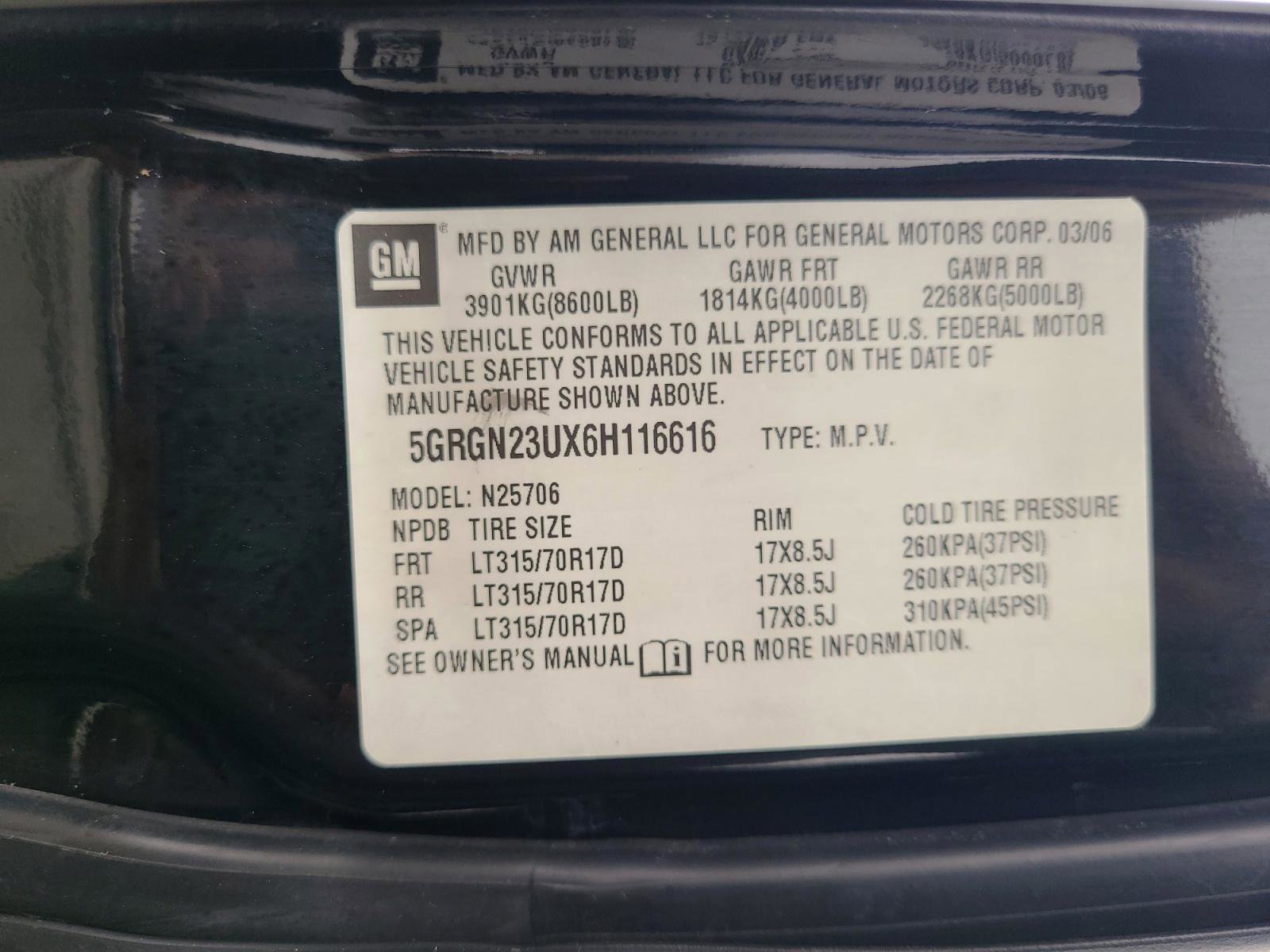 Used 2006 HUMMER H2 AWD/4WD image 25