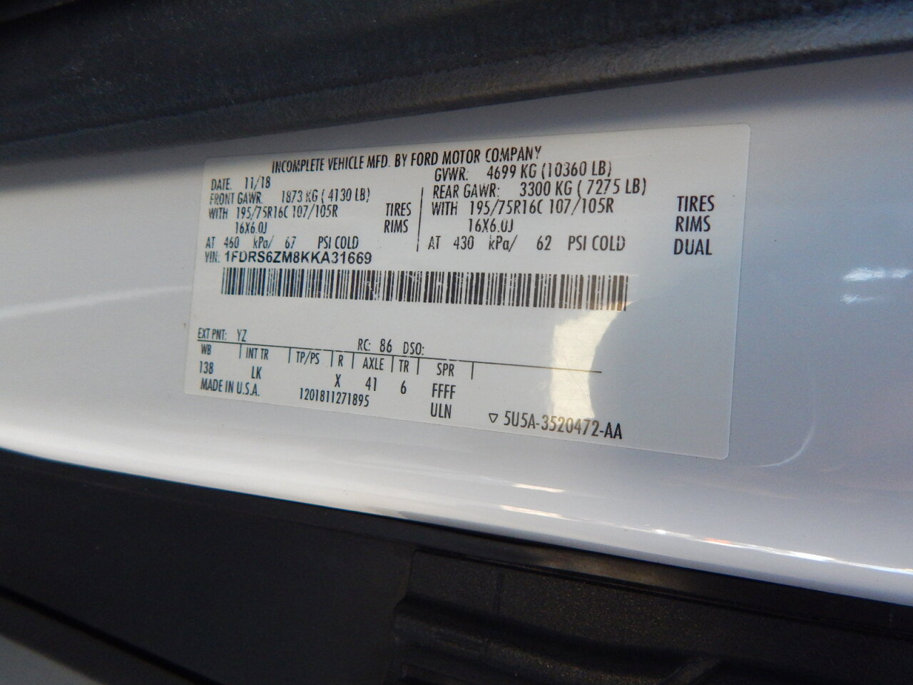 Used 2019 Ford Transit 350 w/ Premium Package RWD image 30