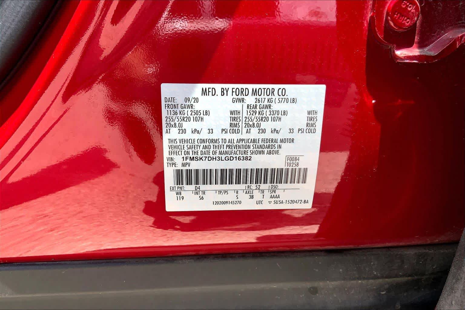 Used 2020 Ford Explorer XLT w/ Equipment Group 202A RWD image 34