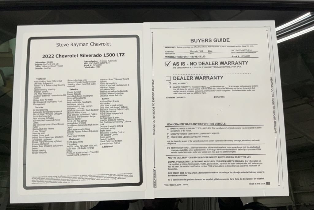 Certified 2022 Chevrolet Silverado 1500 LTZ w/ LTZ Convenience Package II AWD/4WD image 27
