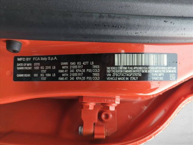 Used 2016 FIAT 500X Trekking FWD image 15