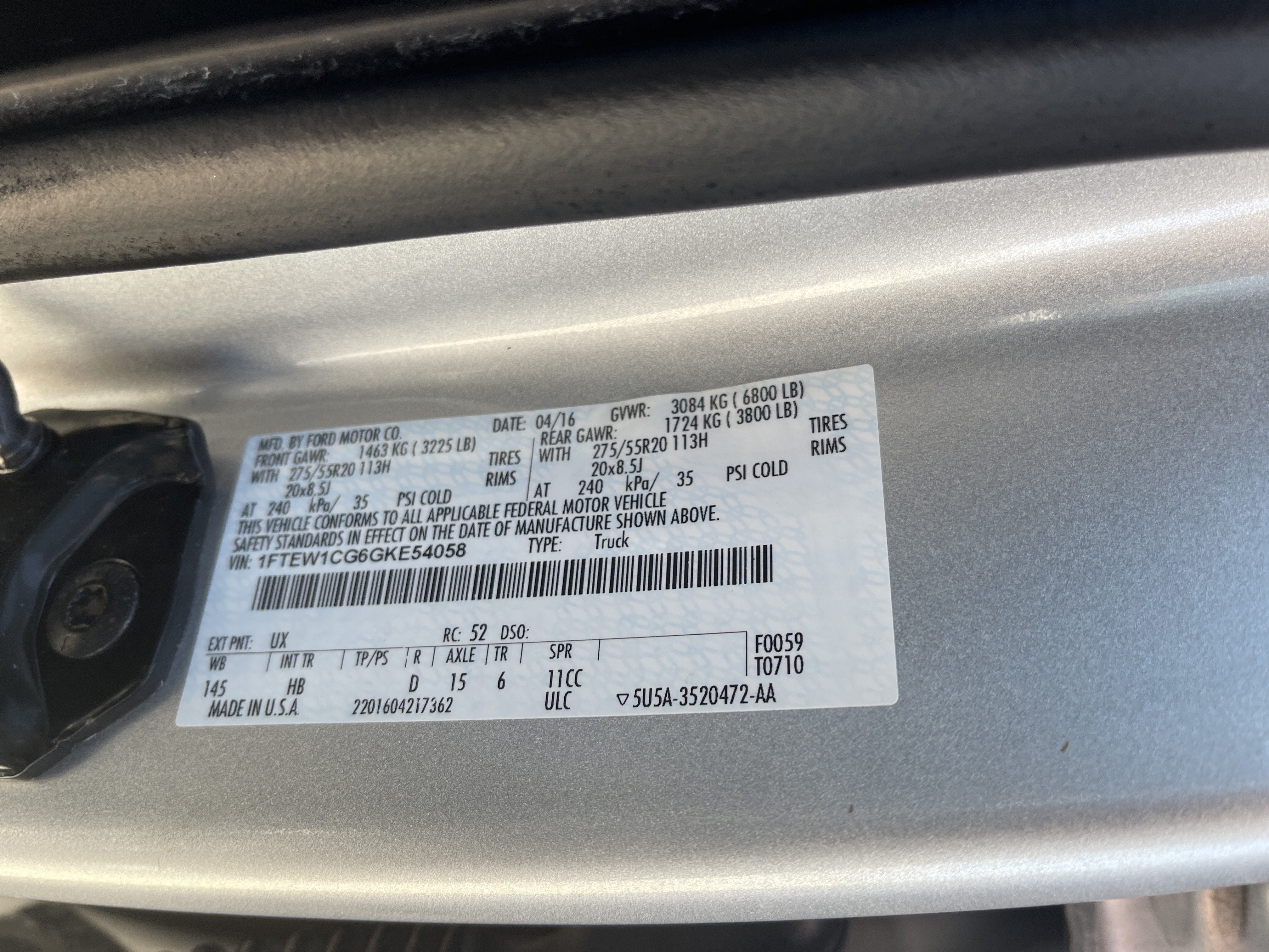 Used 2016 Ford F150 Lariat w/ Equipment Group 502A Luxury RWD image 41