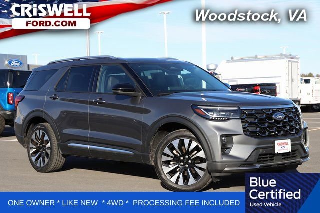 Certified 2025 Ford Explorer Platinum w/ LUX Leather Package AWD/4WD image 1