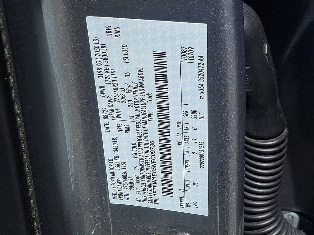 Certified 2022 Ford F150 XLT w/ Equipment Group 302A High AWD/4WD image 27