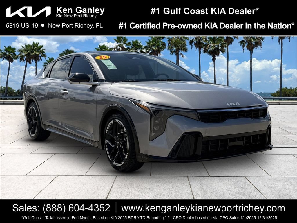 Certified 2025 Kia K4 EX w/ GT-Line Sunroof Package FWD image 1