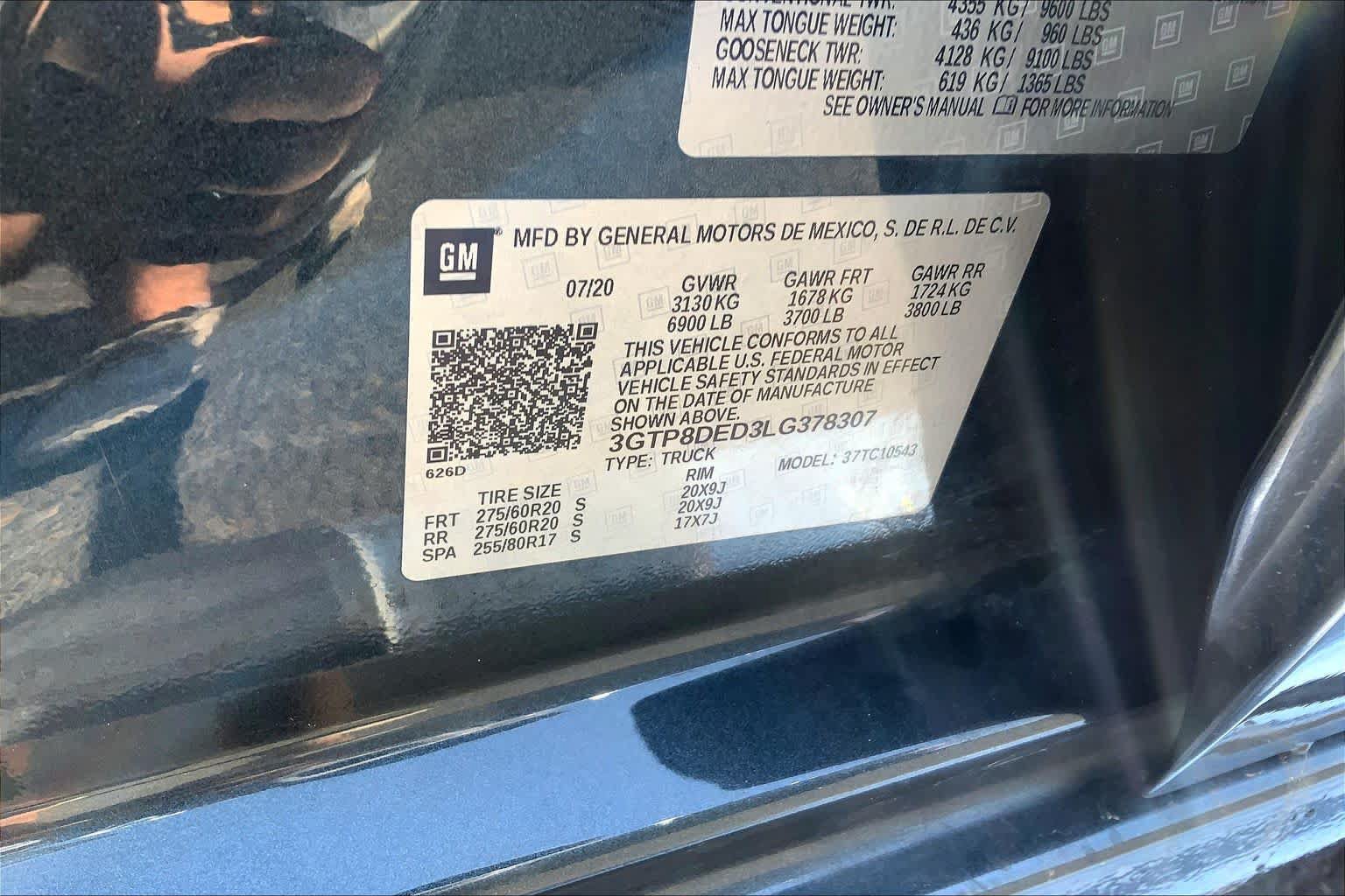 Used 2020 GMC Sierra 1500 SLT RWD image 37