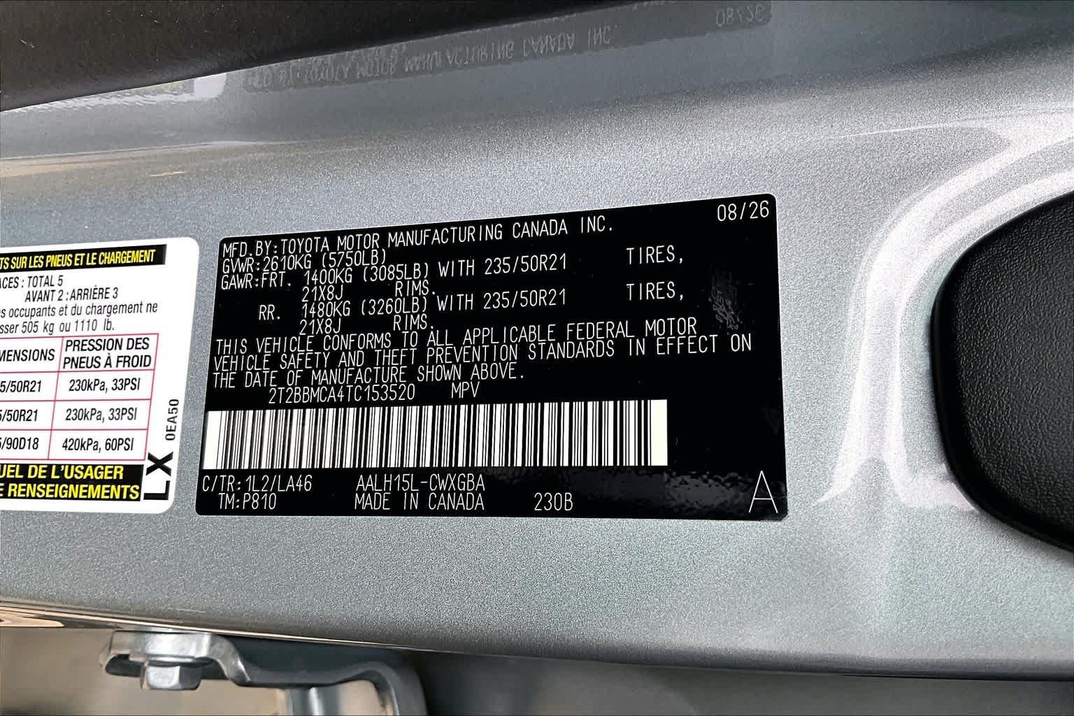 New 2026 Lexus RX 350 w/ Convenience Package AWD/4WD image 21