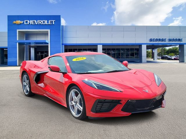 Used 2021 Chevrolet Corvette Stingray Coupe w/ Chrome Exterior Badge Package