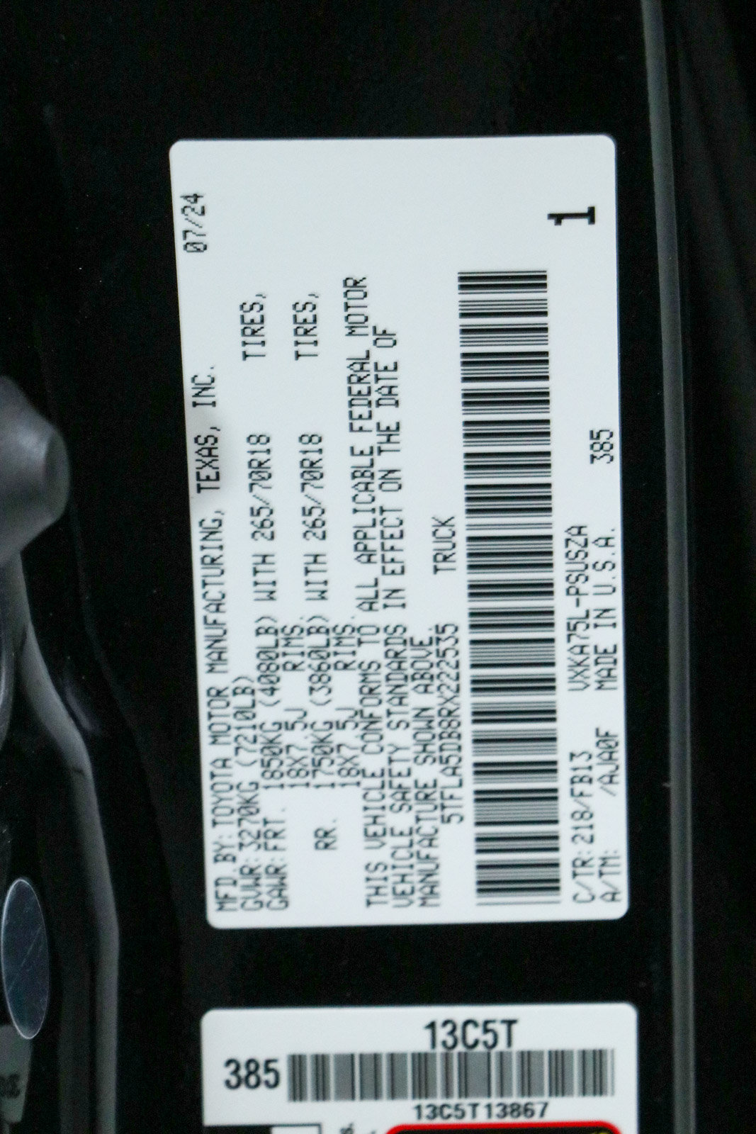 Used 2024 Toyota Tundra SR5 w/ SR5 Convenience Package AWD/4WD image 30