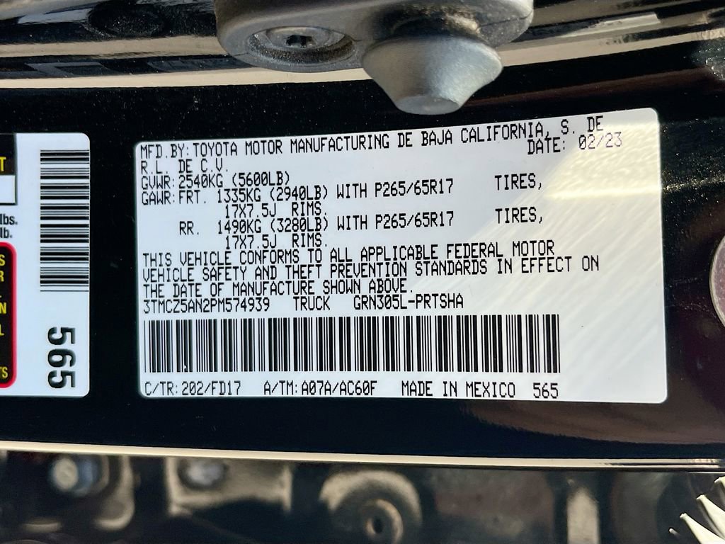 Used 2023 Toyota Tacoma TRD Sport w/ Advanced Technology Package AWD/4WD image 30